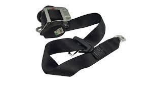 Front Right Three-Point Automatic Seat Belt Black Original Skoda Octavia A5 / Fantasia