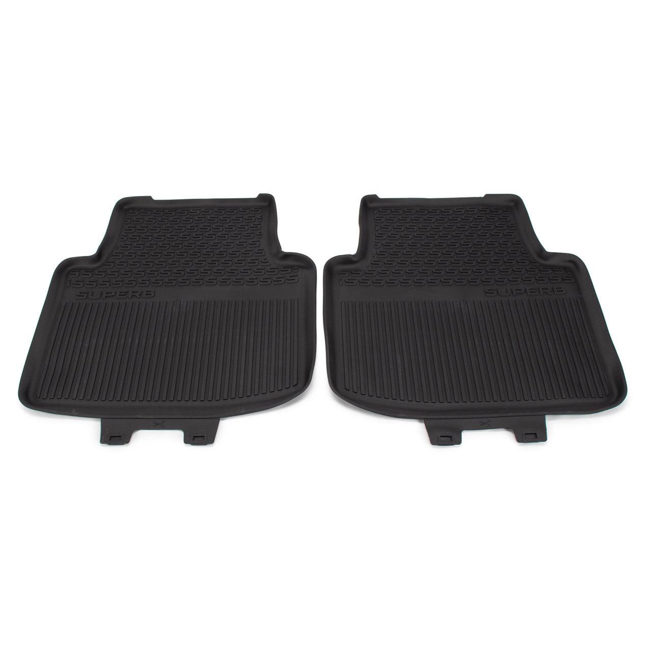 Rear Rubber Rugs Original Skoda Superb