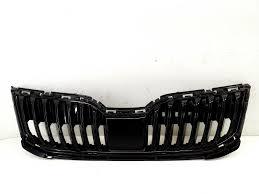 Front Grille Satin Black Original Skoda A7