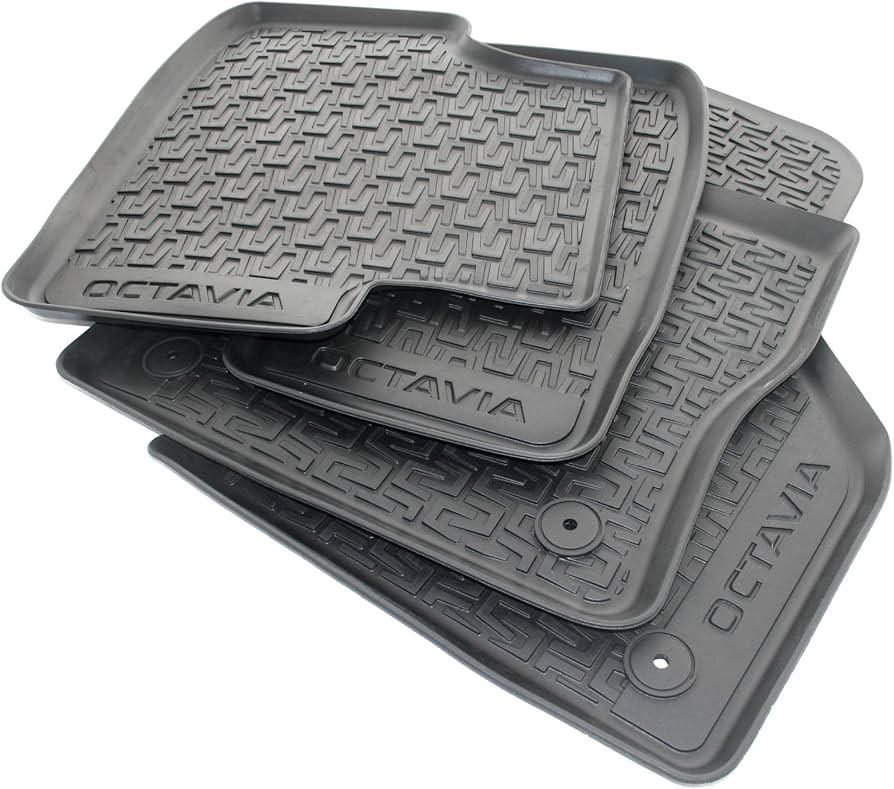 Rubber Floor Mat Set Original Skoda A7