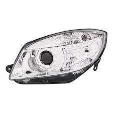Front Headlights With Lens Original For Skoda Mini Fabia
