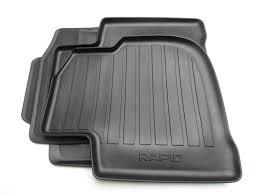 Skoda Rapid Leather Pedals Mat Set