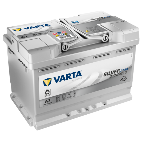 VARTA Silver Dynamic Car Batteries DIN70AH AGM SILVER Left Polar