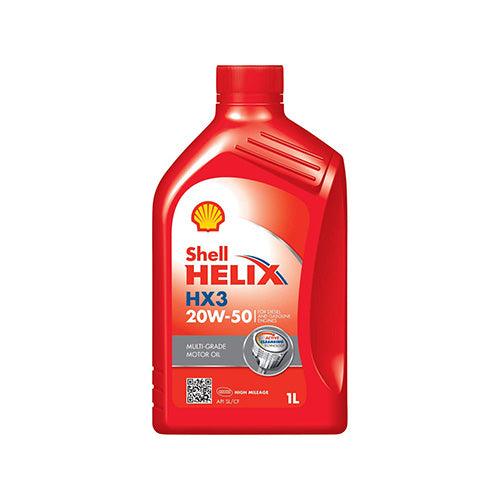 زيت شل هيلكس HX3 20W50 سعة 1 لتر لـ 3000 كم