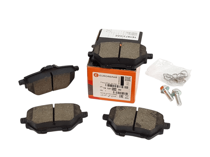 Eurorepar Rear Brake Pad Compatible With Peugeot 508 - Citroen C4