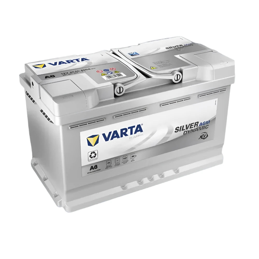 VARTA Batteries TD70AGM 60AH SILVER Left Polar