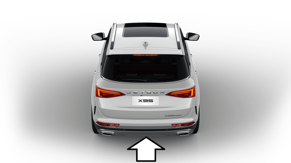 Rear Bumper Lower Trim For Jetour X95 - N Auto Express