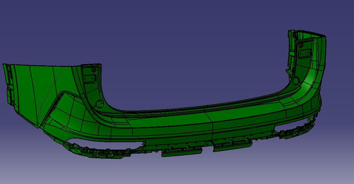 Rear Upper Body Bumper For Jetour X95 - N Auto Express