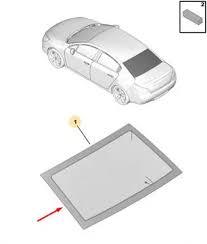Rear Window Glass Original For Peugeot 508 2012 - 2018 - N Auto Express