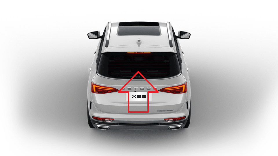 Rear WIndshield Tinted Glass For Jetour X95 - N Auto Express