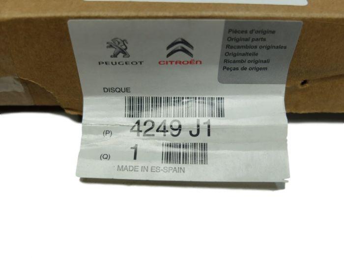 Brake Disc Rear Original For PEUGEOT 406 407 - CITROEN C5 PSA GROUP