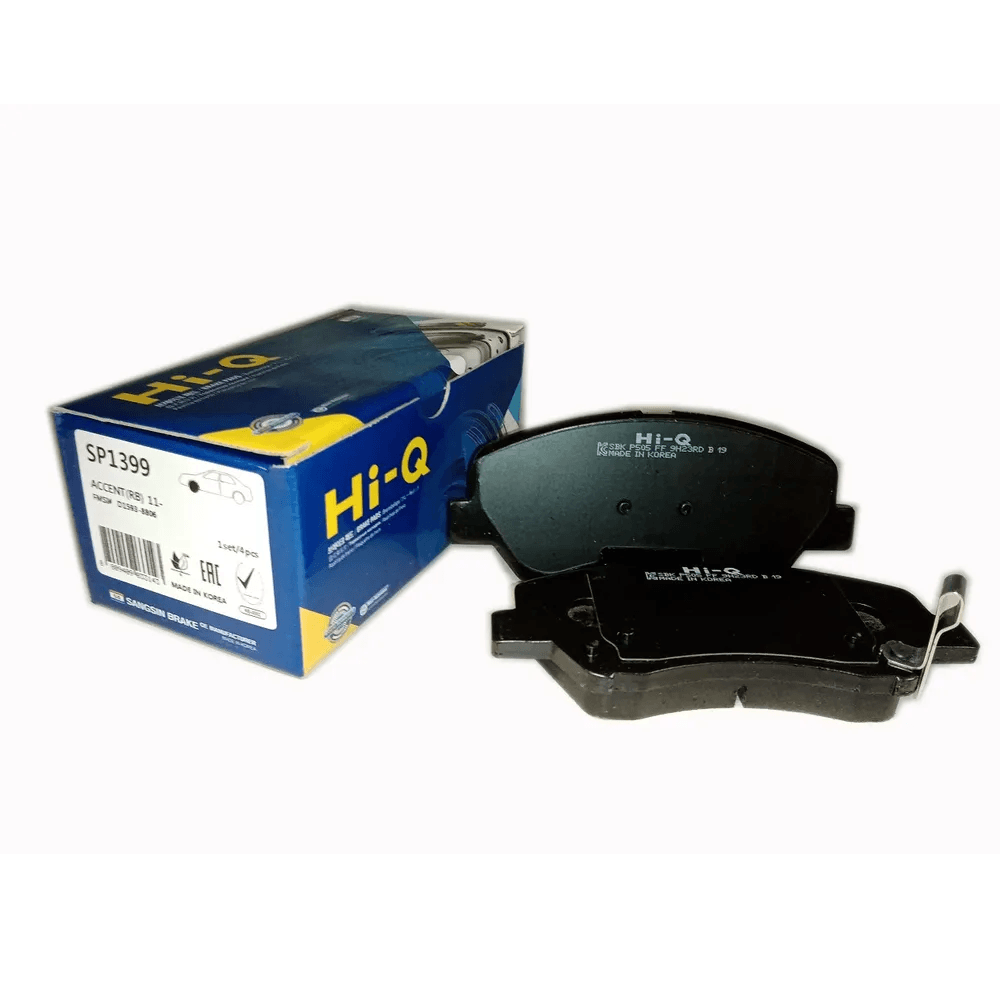Front Brake Pad Set HI-Q Compatible With Hyundai Accent - Elantra - Kia Cerato - Rio 2011 - N Auto Express